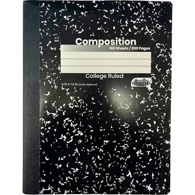 Composition Books - 100 Sheets, College Ruled (Case of 48)