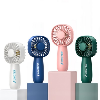 1800 mAh Mini USB Portable Handheld Fan Rechargeable Desk Fan Without Base
