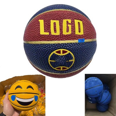 Size 2 Mini Rubber Basketball(6")