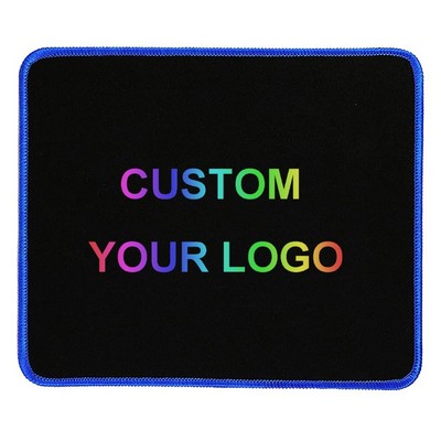 Rectangle Rubber Bottom Fabric 9.8"x8.26"x1/9" Mouse Pad
