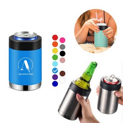 12 oz Stainless Steel Insulated Can and Bottle Cooler