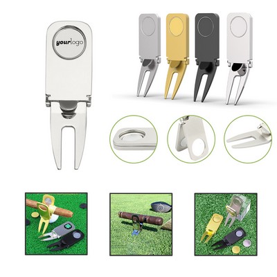 Magnetic Cigar Golf Fork