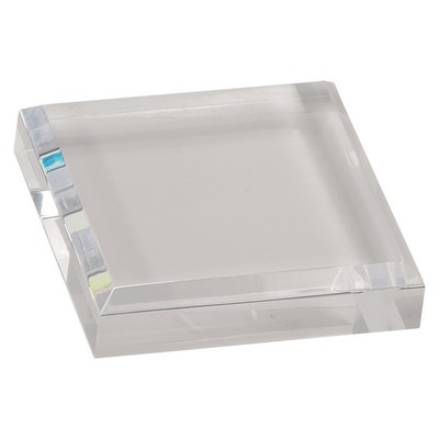3" x 3" Clear Acrylic Paperweight
