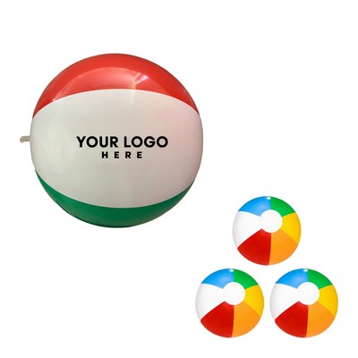 16" Colorful Inflatable Beach Ball