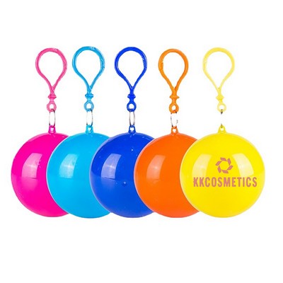 Custom Poncho Balls with Carabiner