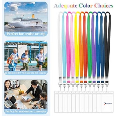 Clear Waterproof ID Holder with Durable Lanyard
