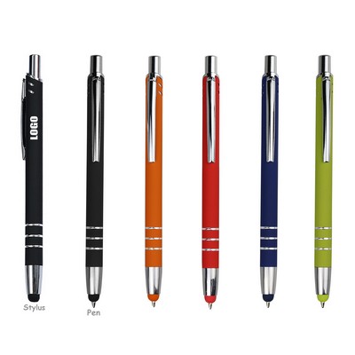 2 In 1 Metal Pen With Stylus