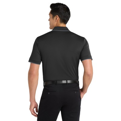 Port Authority Dry Zone UV Micro-Mesh Tipped Polo.