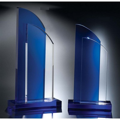 Double Take Optic Crystal Award (4¾"x9½")