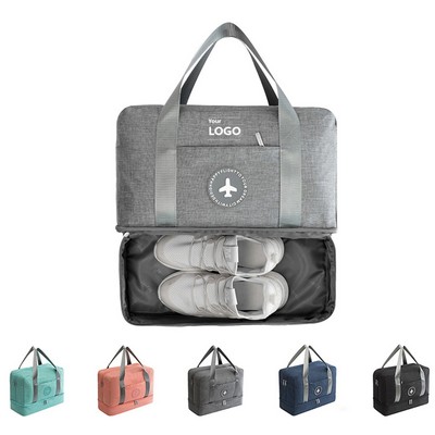 Gym Tote Bag with Waterproof and Dry Compartments