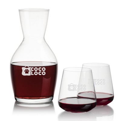 Westwood Carafe & Crestview Stemless
