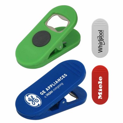 Heavy Duty Bottle Opener Magnetic Memo Clip