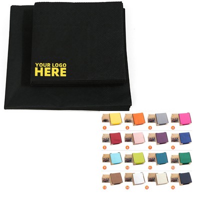 13'' Solid Color 2 Ply Beverage Napkin