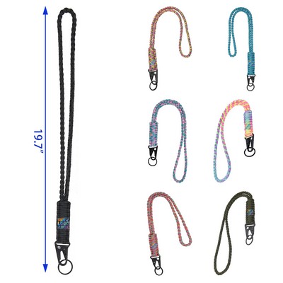 Heavy Duty Whistles Wrist Necklace Cell Phone Keychain
