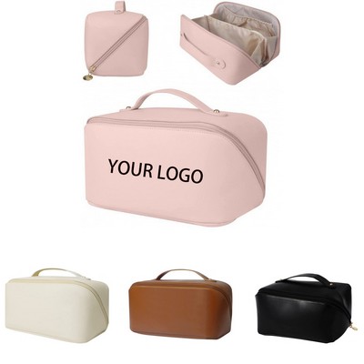 Leather Makeup Bag