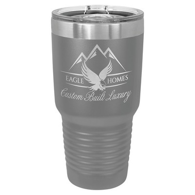Polar Camel 30 oz. Dark Gray Insulated Ringneck Tumbler