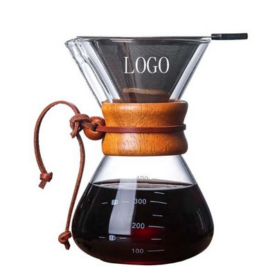 13Oz Glass Coffee Maker