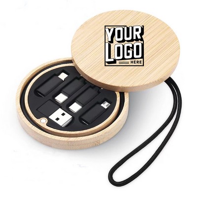 Bamboo Multi-Charging Cable Set