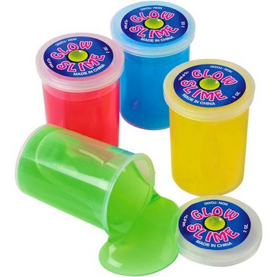 Glow in the Dark Slime - Assorted, 2.5 (Case of 5)