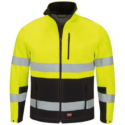 Red Kap® Men's Hi-Visibility Soft Shell Jacket