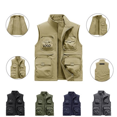 Men's Reversible Fleece Vests