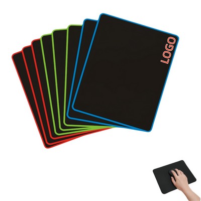 Stitched Edge Non-Slip Rubber Base Mouse Pad