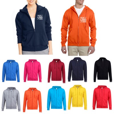 Full-Zip Hooded Sweatshirt Jacket