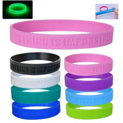 Custom Fluorescence Silicone Wristband