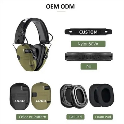 Electronic Noise Cancelling Ear Protection Headphones