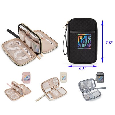 Portabl Travel Cable Organizer Bag