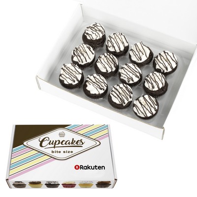 Signature Bite-Size Chocolate and Vanilla Cupcakes