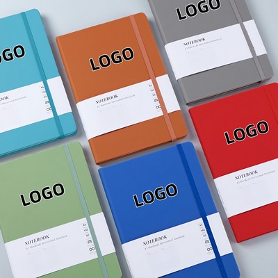 A5 Hardcover PU Leather Lined Notebook Journal
