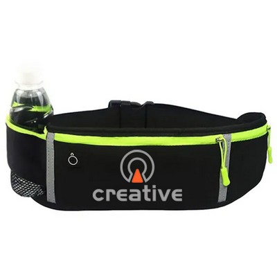 Belt Fanny Packs With Bottle Holder