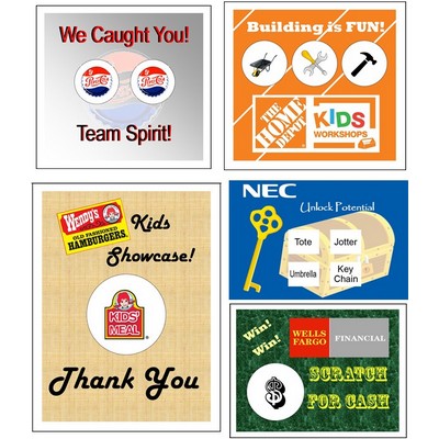 Full Custom Scratcher Cards - Color (8.50"x11")