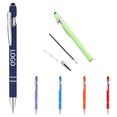 Soft Touch Aluminum Ballpoint Pen