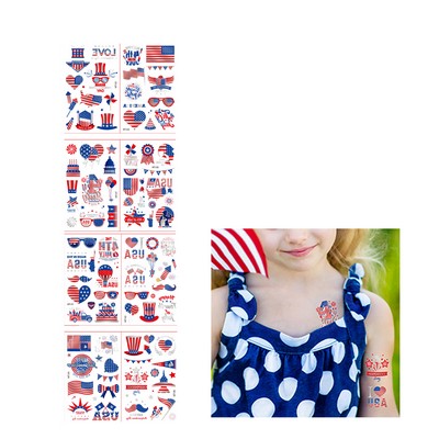 Fourth of July Decoration Temporary Tattoo