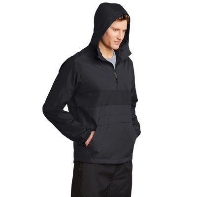 Sport-Tek Zipped Pocket Anorak.
