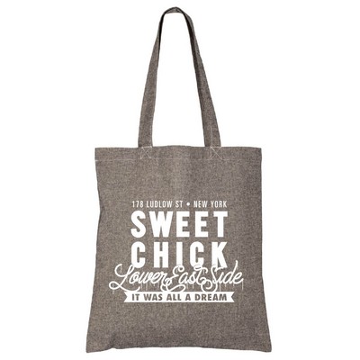 7 oz. Recycled Cotton Colored Convention Tote Bag - 15"x16"