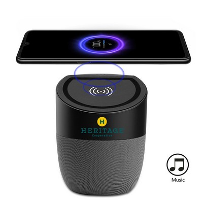 Pod Wireless Charger Bluetooth Speaker-Portable Bluetooth Speaker