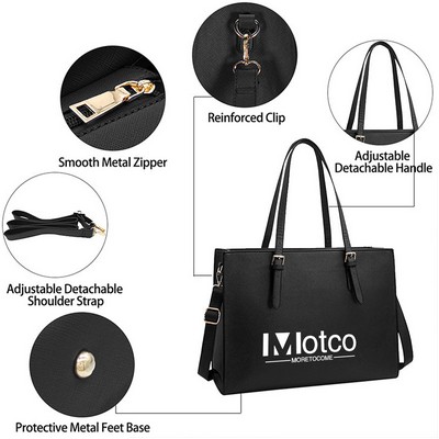 Waterproof Lightweight Leather Tote Bag