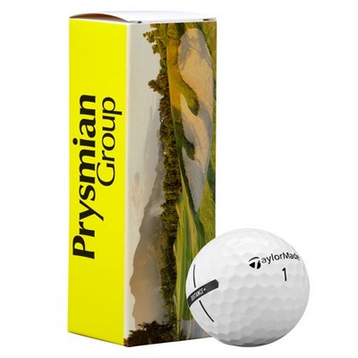 TaylorMade® Distance Golf Ball in Custom Three Ball Sleeve