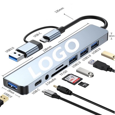 7-in-1 USB Port Hub Extender and USB Splitter
