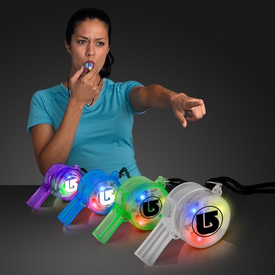 Imprintable Flashing Party Whistle - Domestic Imprint