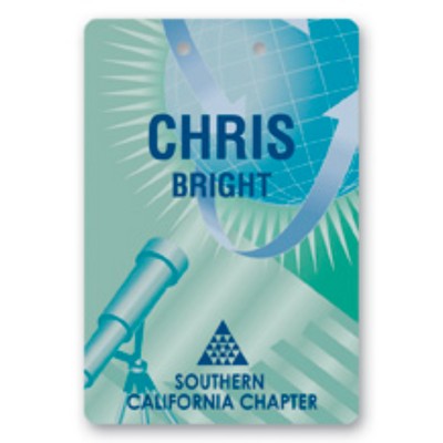 Full Color Name Badge W/Personalization (2.675"X3.875") Rectangle