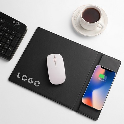 Mouse pad 15W Wireless Charging W/ Kickstand 3 in 1