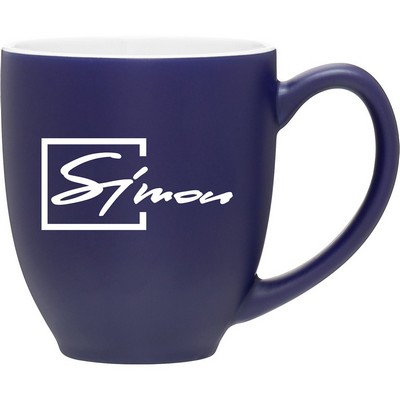 15 oz Bistro (Matte Cobalt/Glossy White)