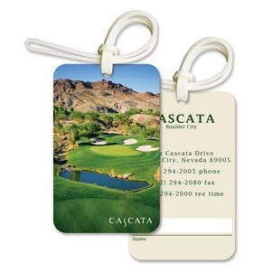 Large Rectangle Bag & Luggage Tag - Full Color