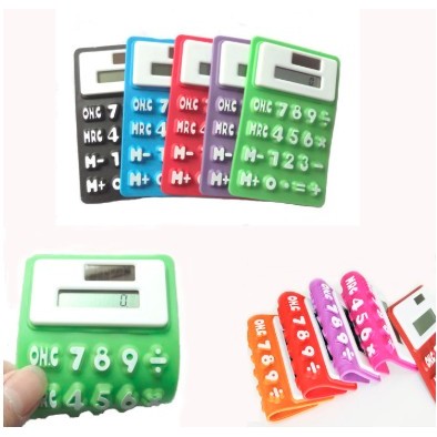Foldable Silicone Solar Calculator