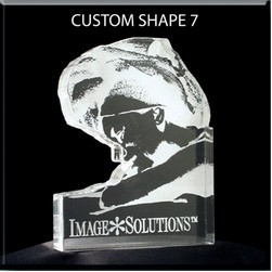 Clear Acrylic Stock Paperweights