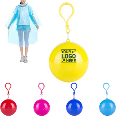 Portable Disposable Emergency Raincoat Ball